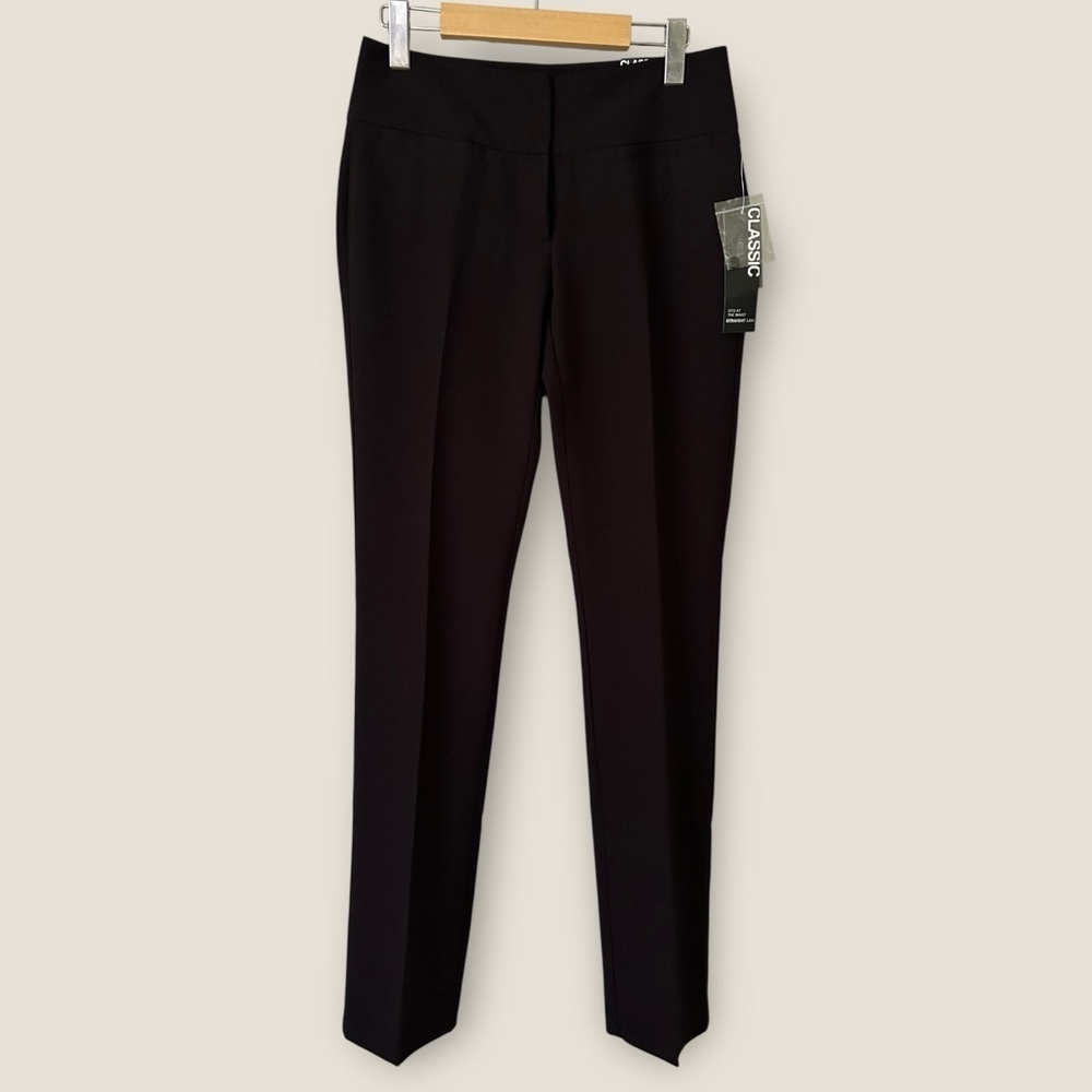 Suzy Shier Classic Black Straight Leg Pants